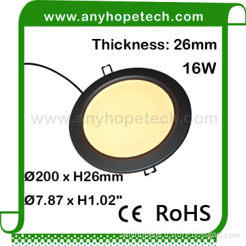 High quality cheap price diameter 200mm 16W flat ceiling light